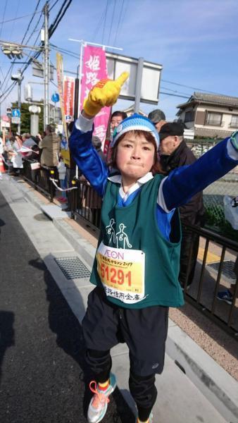 姫路城マラソン応援おそうじ画像