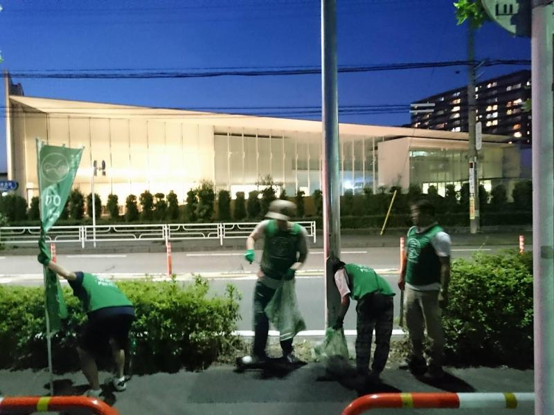 第4回　武蔵中原駅前周辺　定期清掃報告画像