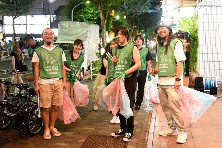 8月22日歌舞伎町お掃除画像