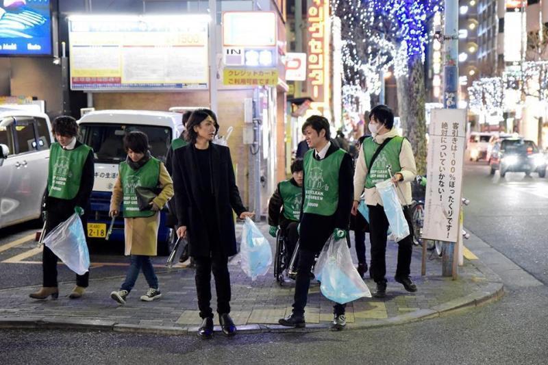 ２月５日歌舞伎町お掃除画像