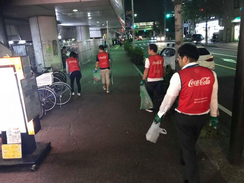 第17回　武蔵中原駅前周辺　定期清掃報告画像