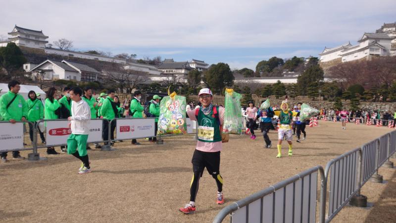 世界遺産姫路城マラソン2019 おそうじラン画像