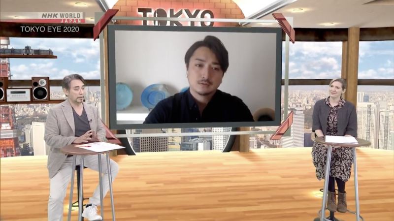 【事務局】NHK WORLD 『Tokyo Eye 2020』画像