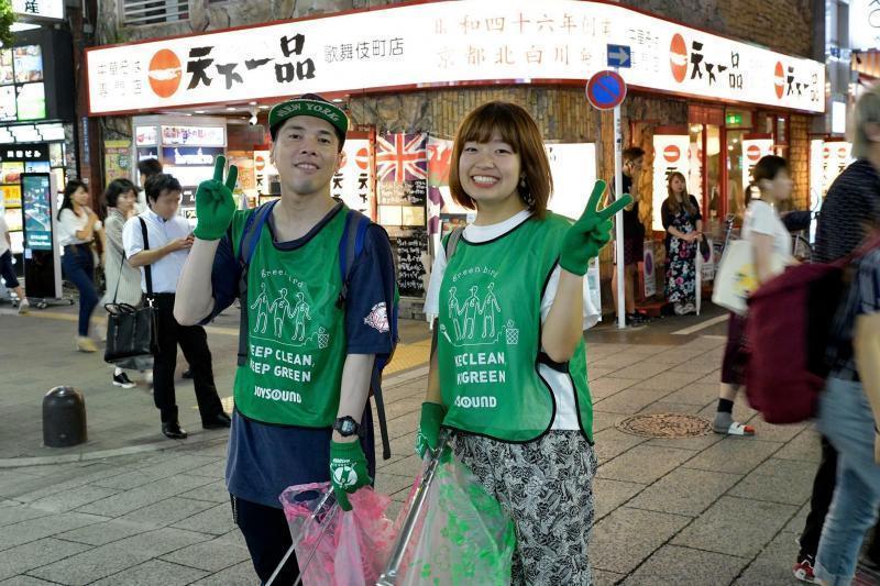 8月6日歌舞伎町お掃除画像