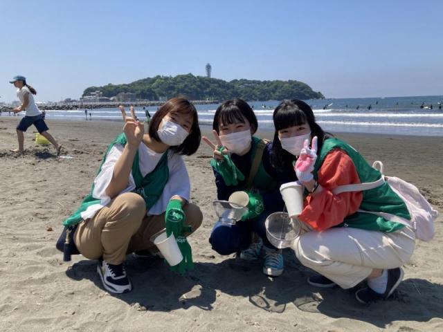 【今日はマイクロプラスチックの日】片瀬西浜ビーチクリーン