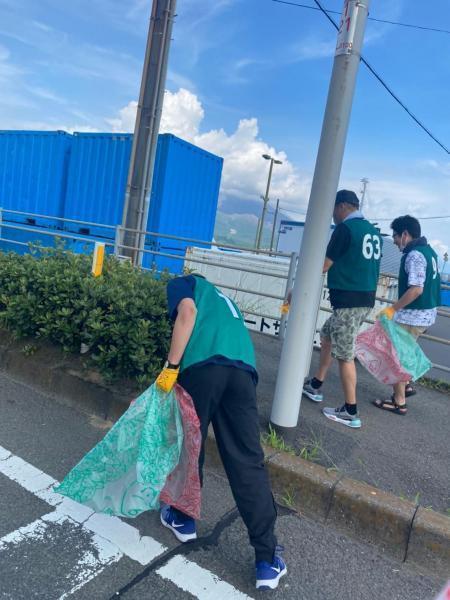 8月特別企画at鹿児島駅前お掃除＋グリーンバードカップチャリティーフットサル大会画像