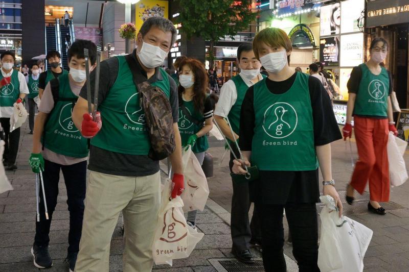 7月21日歌舞伎町お掃除画像