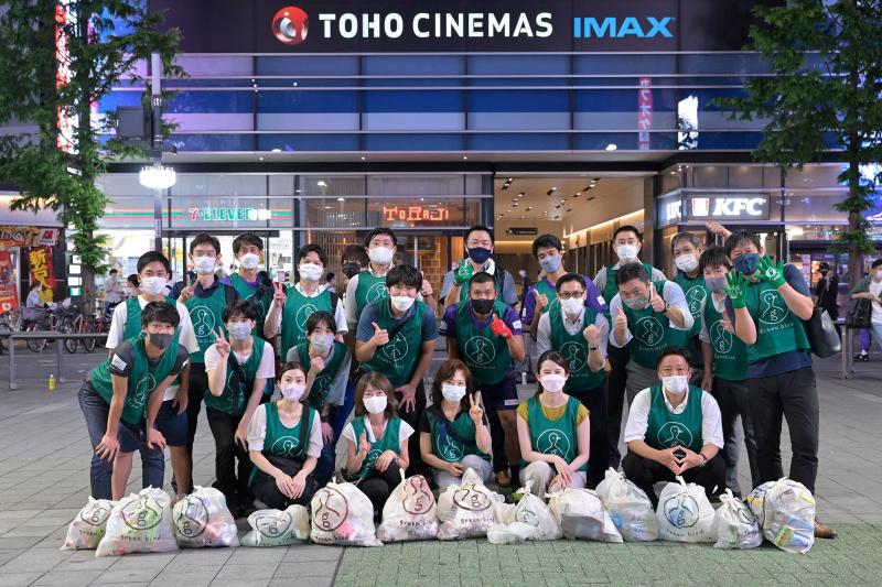 8月1日歌舞伎町お掃除画像