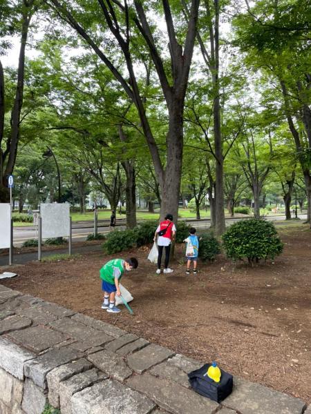 駒沢公園おそうじ画像