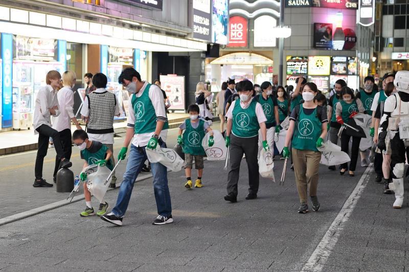9月15日歌舞伎町お掃除画像