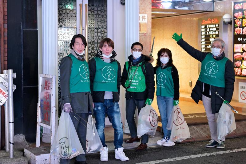 2月6日歌舞伎町お掃除画像