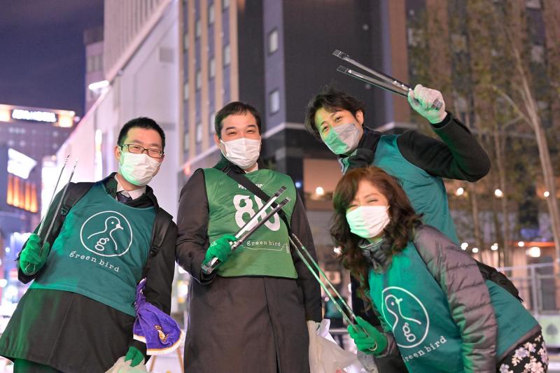 2月16日歌舞伎町お掃除画像