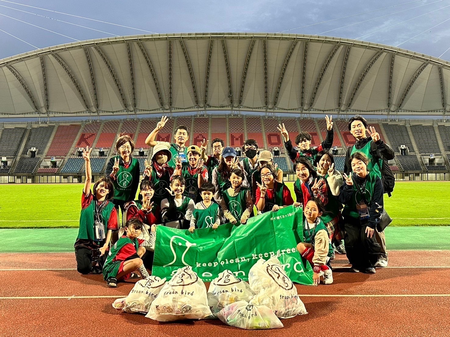 ロアッソ会場そうじ開催！⚽️