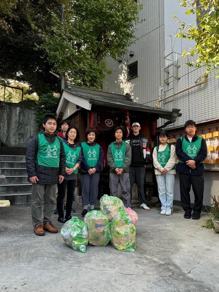 11月の西早稲田お掃除