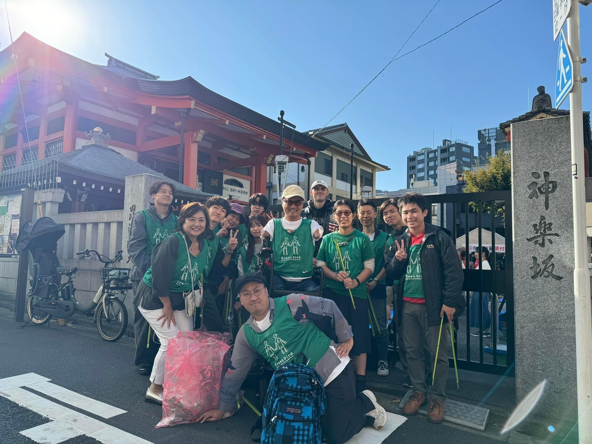 11月の神楽坂お掃除