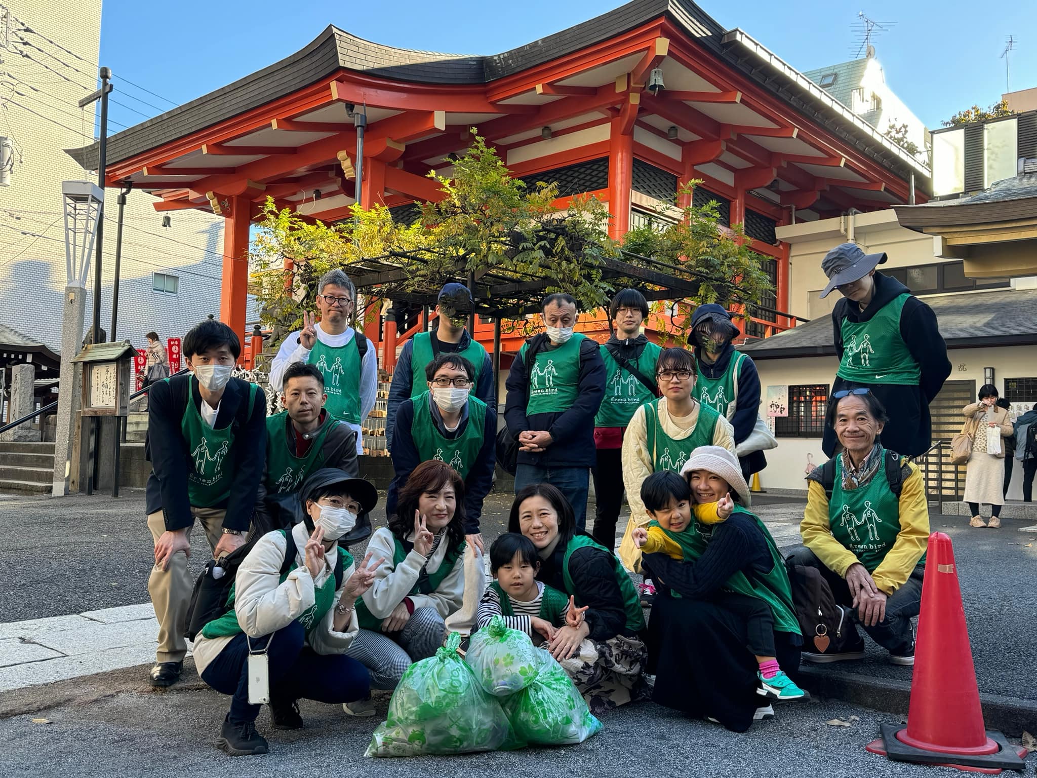 12月の神楽坂お掃除